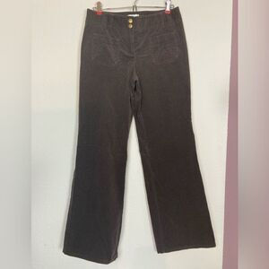 Loft wide leg retro corduroy jeans w/cool front pockets & snap fly❤️🌹